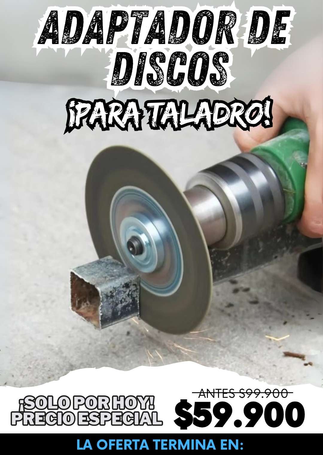 Adaptador De Discos Para Taladro