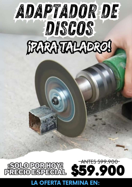 Adaptador De Discos Para Taladro